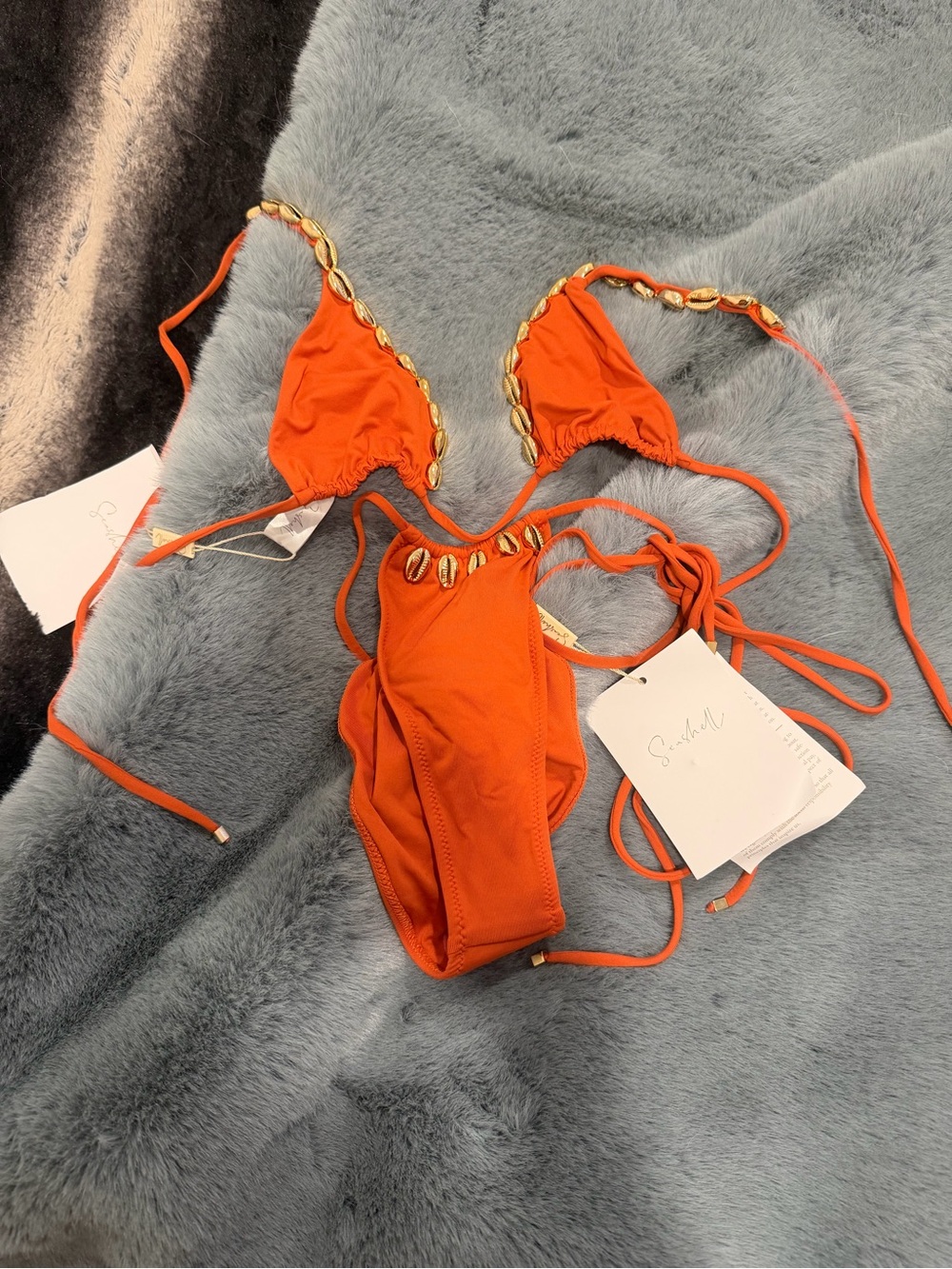 Seashell Triangle Bikini Set
